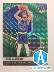 2020-21 Panini Mosaic Nico Mannion Green Prizm Rookie SP